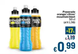 Qui Discount Powerade orange/citrus/ mountain blast offerta