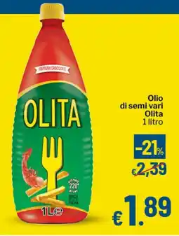 Qui Discount Olio di semi vari Olita offerta