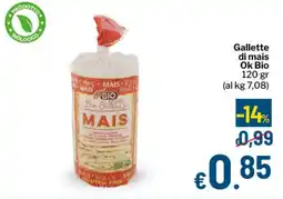 Qui Discount Gallette di mais Ok Bio offerta