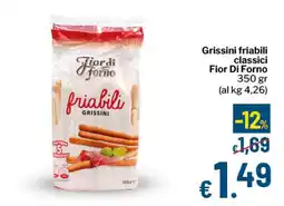 Qui Discount Grissini friabili classici Fior Di Forno offerta
