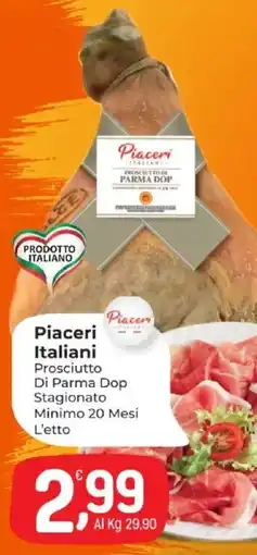 Crai Piaceri Italiani Prosciutto Di Parma Dop Stagionato Minimo 20 Mesi L'etto offerta