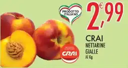 Crai Crai nettarine gialle offerta