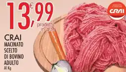 Crai Crai macinato scelto di bovino adulto offerta