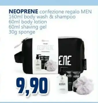 Casabalò Neoprene body wash & shampoo/body lotion/shaving gel/sponge offerta