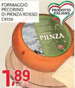 Crai Formaggio pecorino di pienza rosso offerta