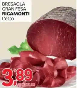 Crai Bresaola gran fesa RIGAMONTI offerta