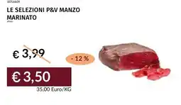 Prezzemolo e Vitale Le selezioni p&v manzo marinato offerta