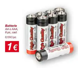 KiK Batterie AA o AAA, 8 pz. offerta