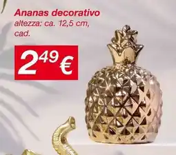 KiK Ananas decorativo offerta