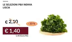 Prezzemolo e Vitale Le selezioni p&v indivia liscia offerta