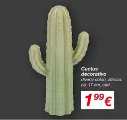 KiK Cactus decorativo offerta