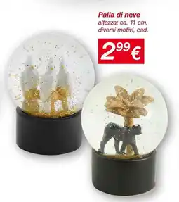 KiK Palla di neve offerta