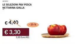 Prezzemolo e Vitale Le selezioni p&v pesca nettarina gialla offerta