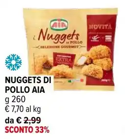 Iperal Nuggets di pollo AIA offerta