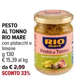 Iperal Pesto al tonno RIO MARE offerta