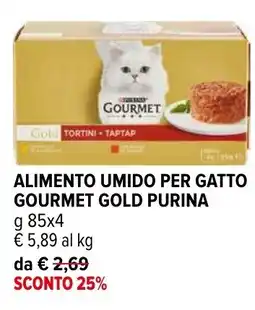 Iperal Alimento umido per gatto gourmet gold PURINA offerta