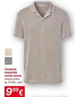 KiK Camicia maniche corte uomo offerta