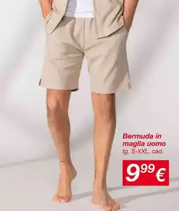 KiK Bermuda in maglia uomo offerta