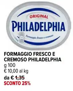 Iperal Formaggio fresco e cremoso PHILADELPHIA offerta