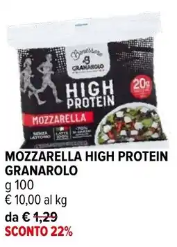 Iperal Mozzarella high protein GRANAROLO offerta