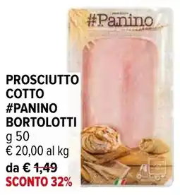Iperal Prosciutto cotto #PANINO BORTOLOTTI offerta