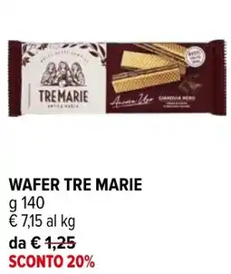 Iperal Wafer TRE MARIE offerta
