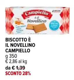 Iperal Biscotto è il novellino CAMPIELLO offerta