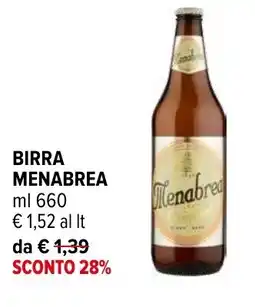 Iperal Birra MENABREA offerta