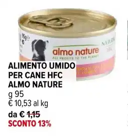 Iperal Alimento umido per cane HFC ALMO NATURE offerta