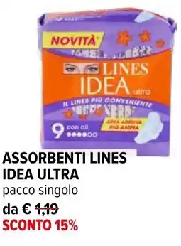 Iperal Assorbenti lines idea ultra offerta