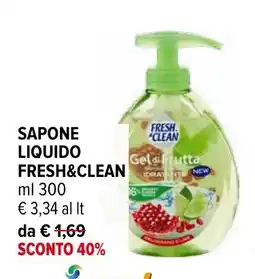 Iperal Sapone liquido FRESH&CLEAN offerta