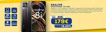 Euronics 8i 16,7 cm (6.59") doppia sim android 11 4g usb tipo-c 4 gb 128 gb 5000 mah nero offerta