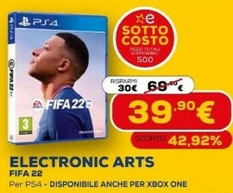 Euronics Electronic arts fifa 22 standard multilingua playstation 4 offerta