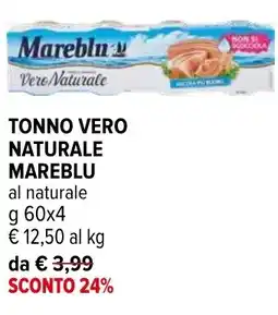 Iperal Tonno vero naturale MAREBLU offerta