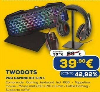 Euronics Pro gaming kit 5 in 1 offerta