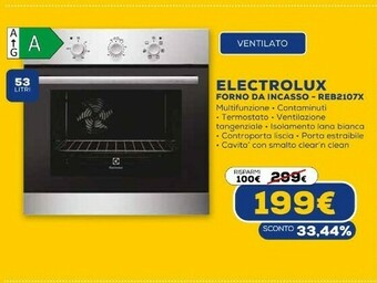 Euronics Forno da incasso reb2107x offerta