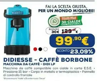 Euronics Didiesse - caffe borbone macchina da caffe - didi lp offerta