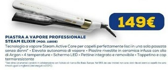 Euronics Bellissima piastra a vapore professionale steam elixir offerta