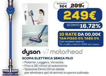 Euronics Scopa elettrica senza filo offerta