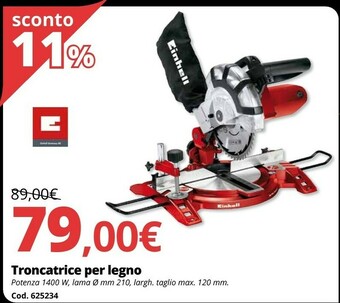 Brico Io Troncatrice per legno offerta
