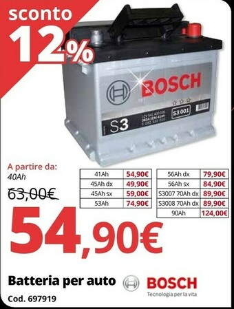 Brico Io Batteria per auto offerta