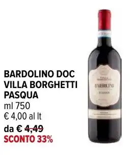 Iperal Bardolino doc villa borghetti PASQUA offerta