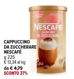 Iperal Cappuccino da zuccherare NESCAFÉ offerta