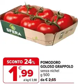 Iperal Pomodoro goloso grappolo offerta