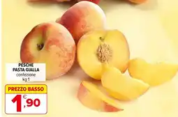 Iperal Pesche pasta gialla offerta