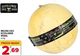 Iperal Meloni lisci eccellenze IPERAL offerta