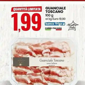 Eurospin Guanciale toscano offerta