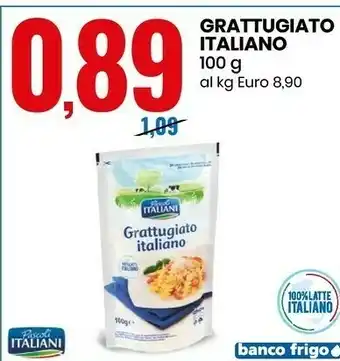 Eurospin Grattugiato italiano 100 g(ml) offerta