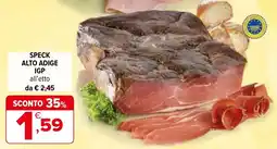 Iperal Speck alto adige IGP offerta