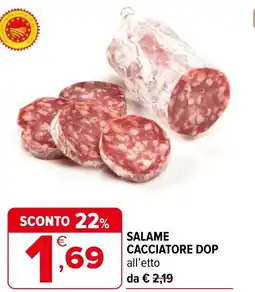 Iperal Salame cacciatore DOP offerta